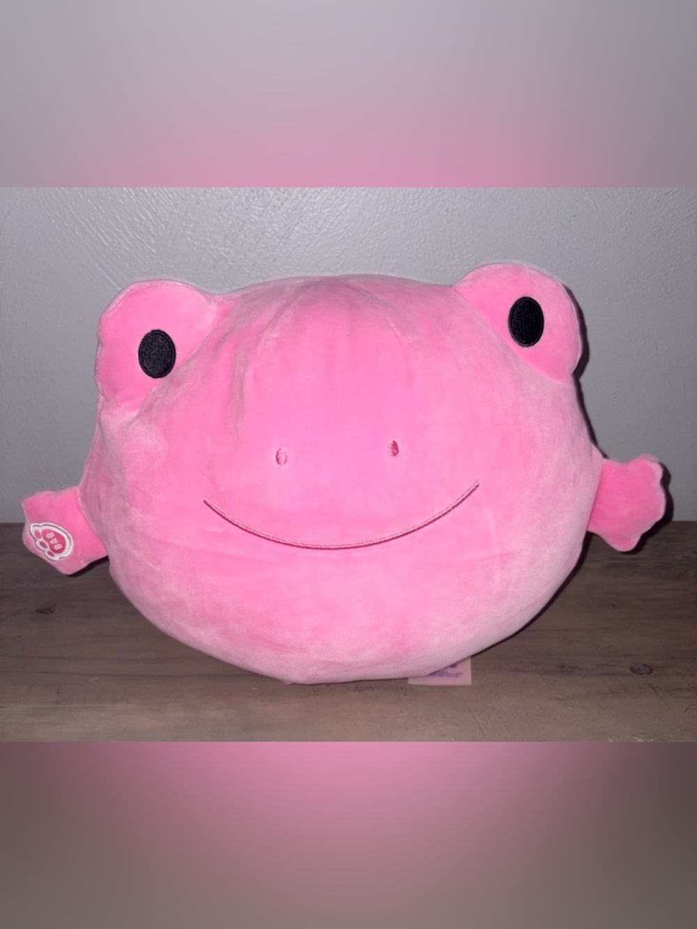 Spring Pink Frog Build-A-Bear Skoosherz